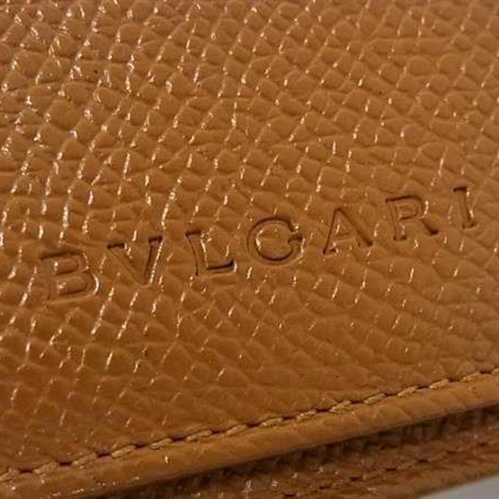 BVLGARI Classico Business Card Case 20357 Brown Leather for Men and Women - Picture 2 of 5
